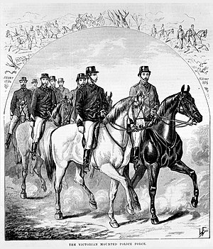 Victorian Mounted Police 1875