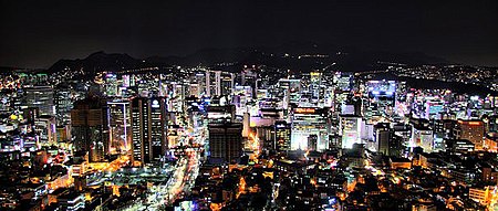 View from N Seoul Tower at night.jpg
