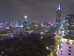 View from the Radisson Blu Hotel Shanghai New World