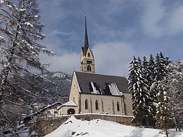 Vigo di Fassa, biserica Nașterea Domnului San Giovanni Battista 01.jpg