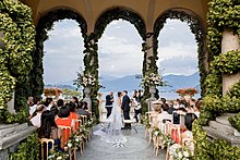 Wedding at Villa del Balbianello overlooking Lake Como