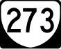 State Route 273 маркер