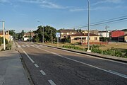 Vista de Sotillo de las Palomas con CM5100 en primer plano.