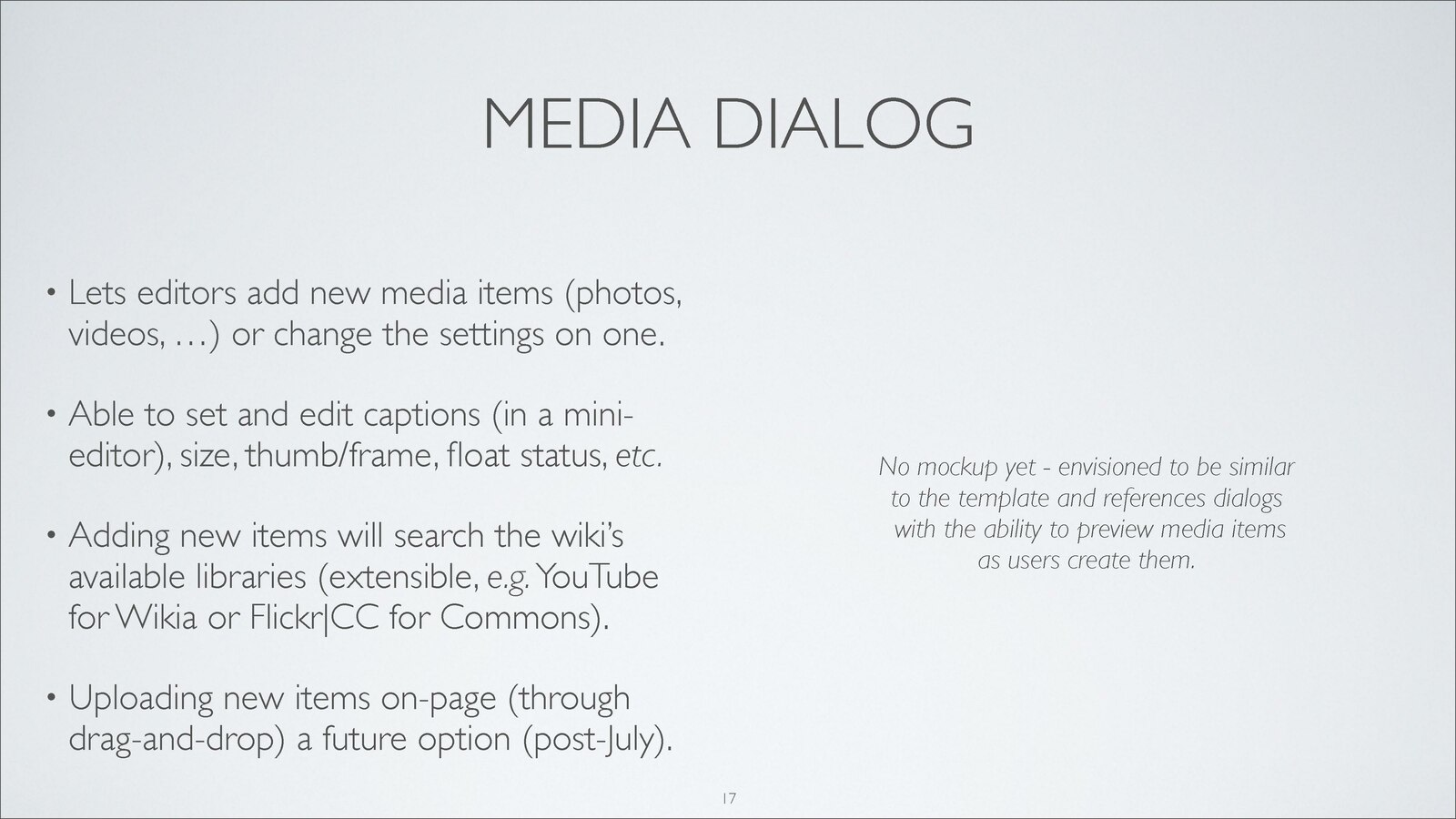 Dialog media