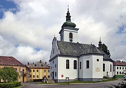 Jižní strana kostela