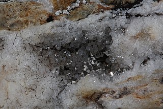 Vug Small to medium-sized cavity inside rock