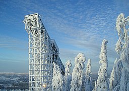 Skihopbakken i Vuokatti, februar 2006.