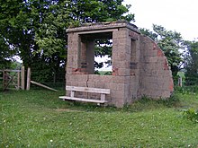 The remains of the northern bombing range observation post WWII Bombing Range Observation Post - Alkborough.JPG