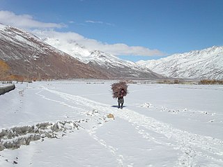 Wakhan Mountainous area of northeastern Afghanistan