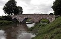 De Wattenheimer Brücke over de Weschnitz bij Lorsch