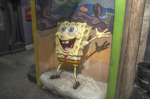 SpongeBob SquarePants wax statue in the National Wax Museum Plus, in Dublin, Ireland