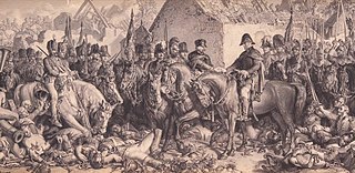 <i>The Meeting of Wellington and Blücher after the Battle of Waterloo</i> 1861 wall painting by Daniel Maclise