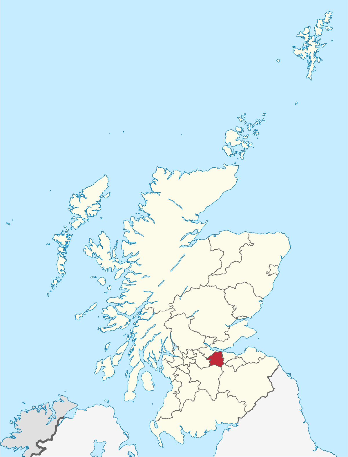 West Lothian Council Boundary Map West Lothian - Wikipedia