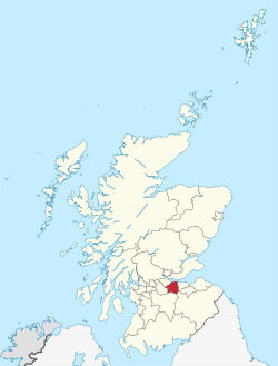 Alueen sijainti Skotlannissa
