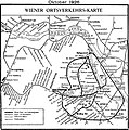 Die Strecke auf der Wiener Ortsverkehrs-Karte vom Oktober 1926