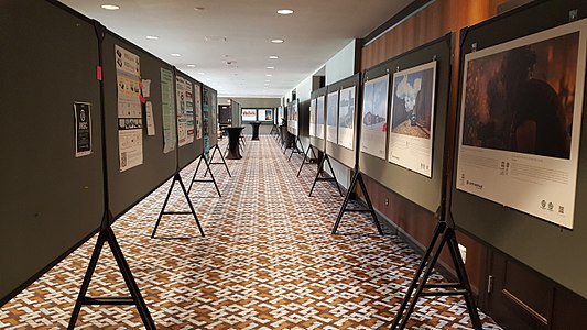 Poster session at 2017 Wikimania