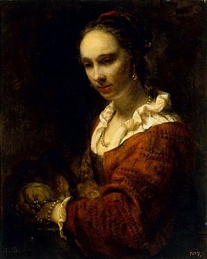 Willem Drost - Wanita Muda di sebuah Kalung Mutiara - Dresden.jpeg