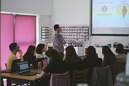 Training on Wikimedia of BONEVET staff