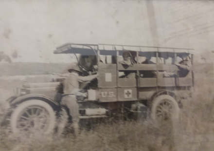 An ambulance from World War I