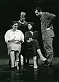 Zerka Toeman Moreno e O. R. nel socioplay La Moreno per Pirandello e Ciascuno a suo modo (1986 - Teatro Stabile di Torino)