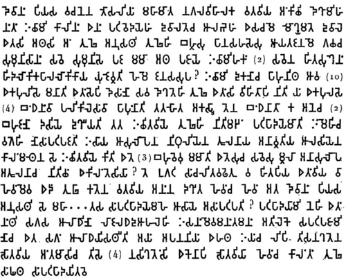 Édit de Piyadasi (ou Ashoka) en caractères brahmi