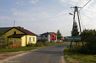 Żelków-Kolonia Village in Masovian Voivodeship, Poland