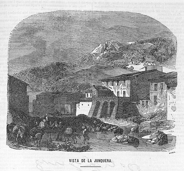 Archivo:1852-11-14, Semanario Pintoresco Español, Vista de La Junquera.jpg