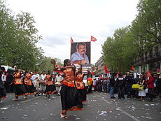 Tamil dancers take part in the May day rally in Paris, 2010 1ermai-tamouls2.jpg