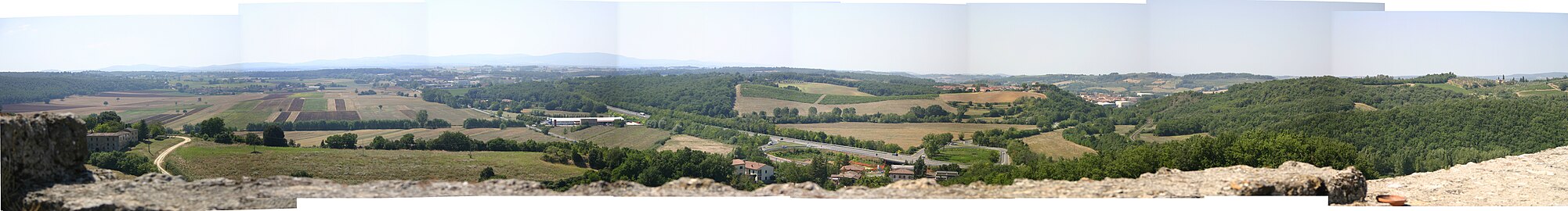 Panorama, Castellina Scalo and Castiglionalto