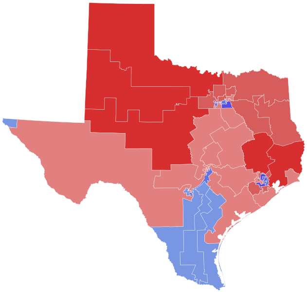 File:2012 US Senate election in Texas by congressional district.svg