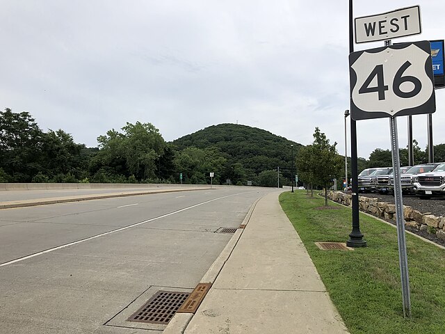 U.S. Route 46 westbound in Dover