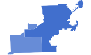 2018 Congressional election in Illinois' 3rd district by county.svg
