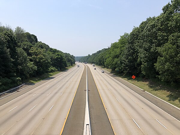 I-287 southbound in Kinnelon