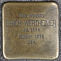 2021 Stolperstein Erich Wertheimer - by 2eight - 7DS7915.jpg