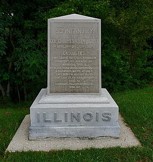 <span class="mw-page-title-main">33rd Illinois Infantry Regiment</span> Union infantry regiment during the Civil War