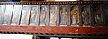Chapelle Notre-Dame-des-Joies : portraits de saints peints sur bois dans la partie supérieure du chancel.