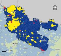 Candidat arrivé en tête au 1er tour par commune. Emmanuel Macron Marine Le Pen Jean-Luc Mélenchon Valérie Pécresse Deux à égalité