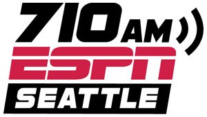Logo as "710 ESPN Seattle", used from April 1, 2009, to March 7, 2022