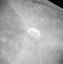 Ray system of Tycho lunar crater, 1900 - Stock Image - C048/5366