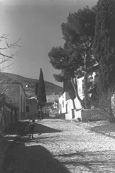 File:A STREET IN ROSH PINA. רחוב במושבה ראש פינה.D30-039.jpg