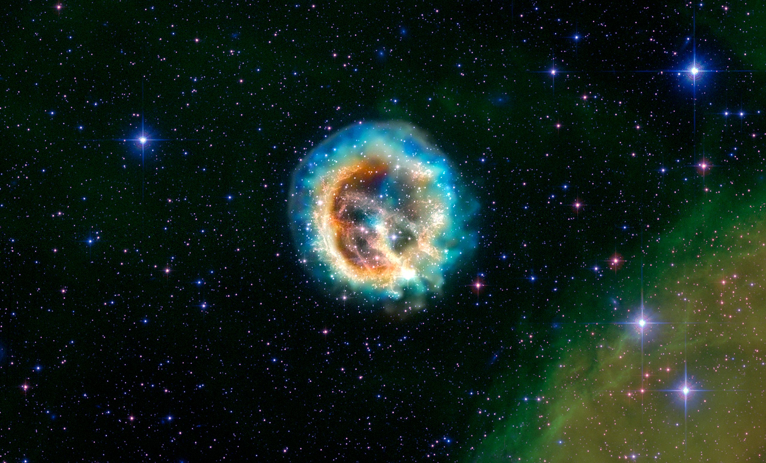Astronomers document a not-so-super supernova in the Milky Way
