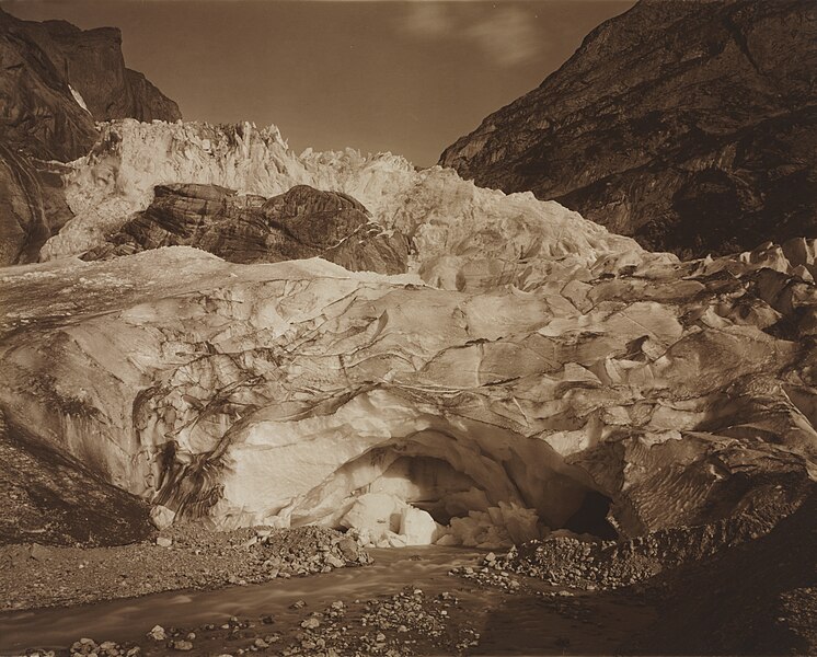 File:Adolphe Braun - Switzerland. Grindelwald, Upper Glacier, Source of the Lutschine - 1992.237 - Cleveland Museum of Art.jpg