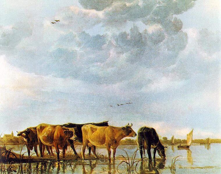 File:Aelbert Cuyp - Cows in the Water - WGA5830.jpg