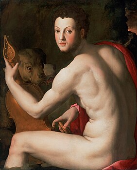 Agnolo Bronzino - Portrait of Cosimo I de' Medici as Orpheus - Google Art Project.jpg