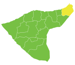 Al-Malikiyah Subdistrict in Syria