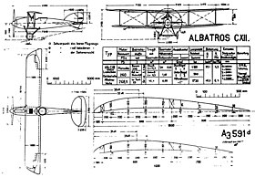 vista in piano dell'aereo