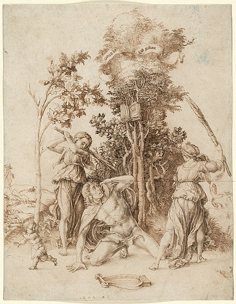 File:Albrecht Dürer - The Death of Orpheus, 1494 -Hamburger Kunsthalle, Kupferstichkabinett.jpg