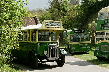 Southdown buses at Amberley Museum