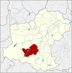 Lokalizacja dystryktu w prowincji Nakhon Ratchasima