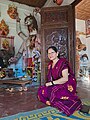 File:An Assamese lady with traditional attire at Padmashri H Goswami's place.jpg